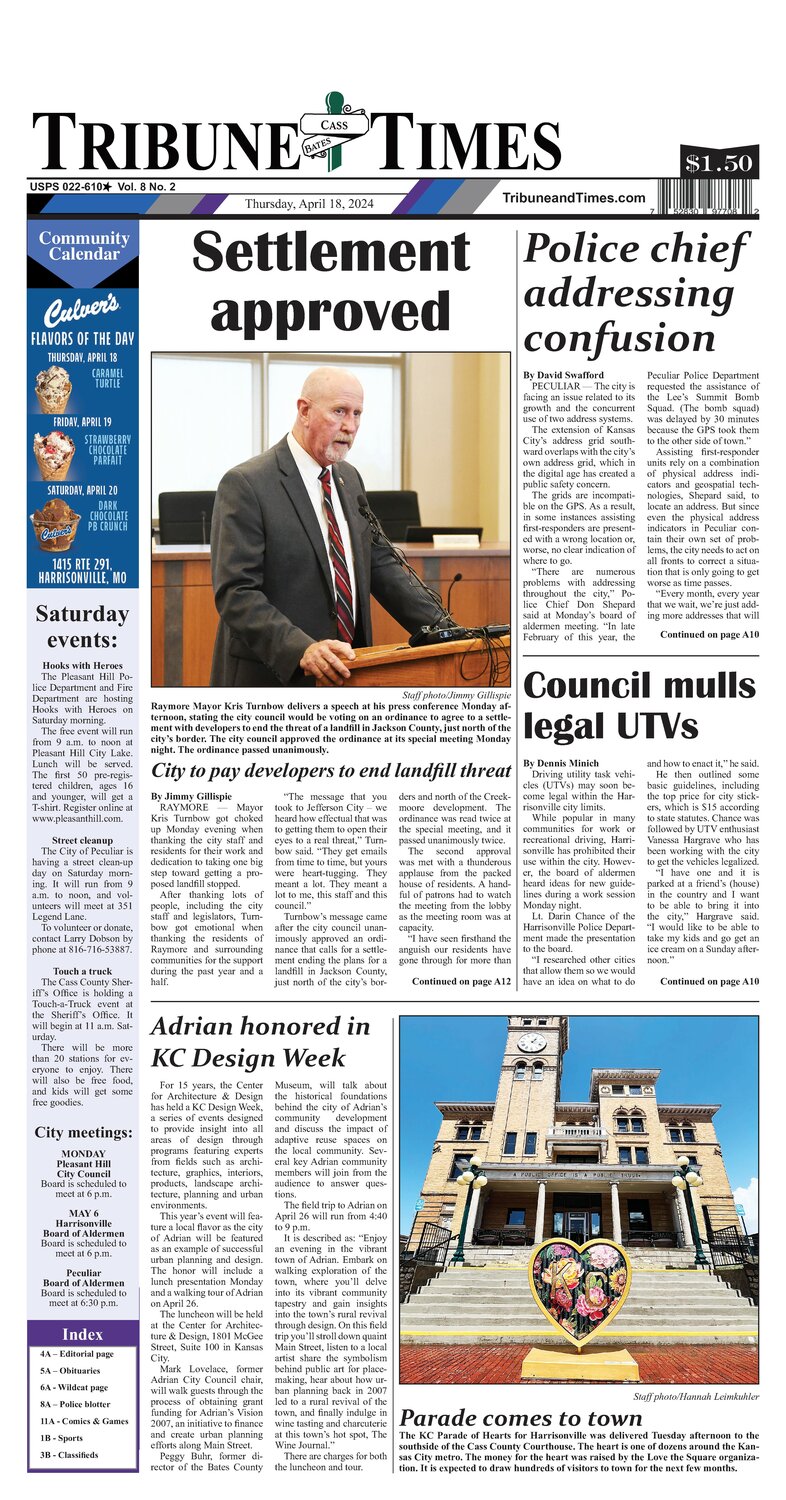 April 18 2024 Tribune And Times April 18 2024 Tribune And Times